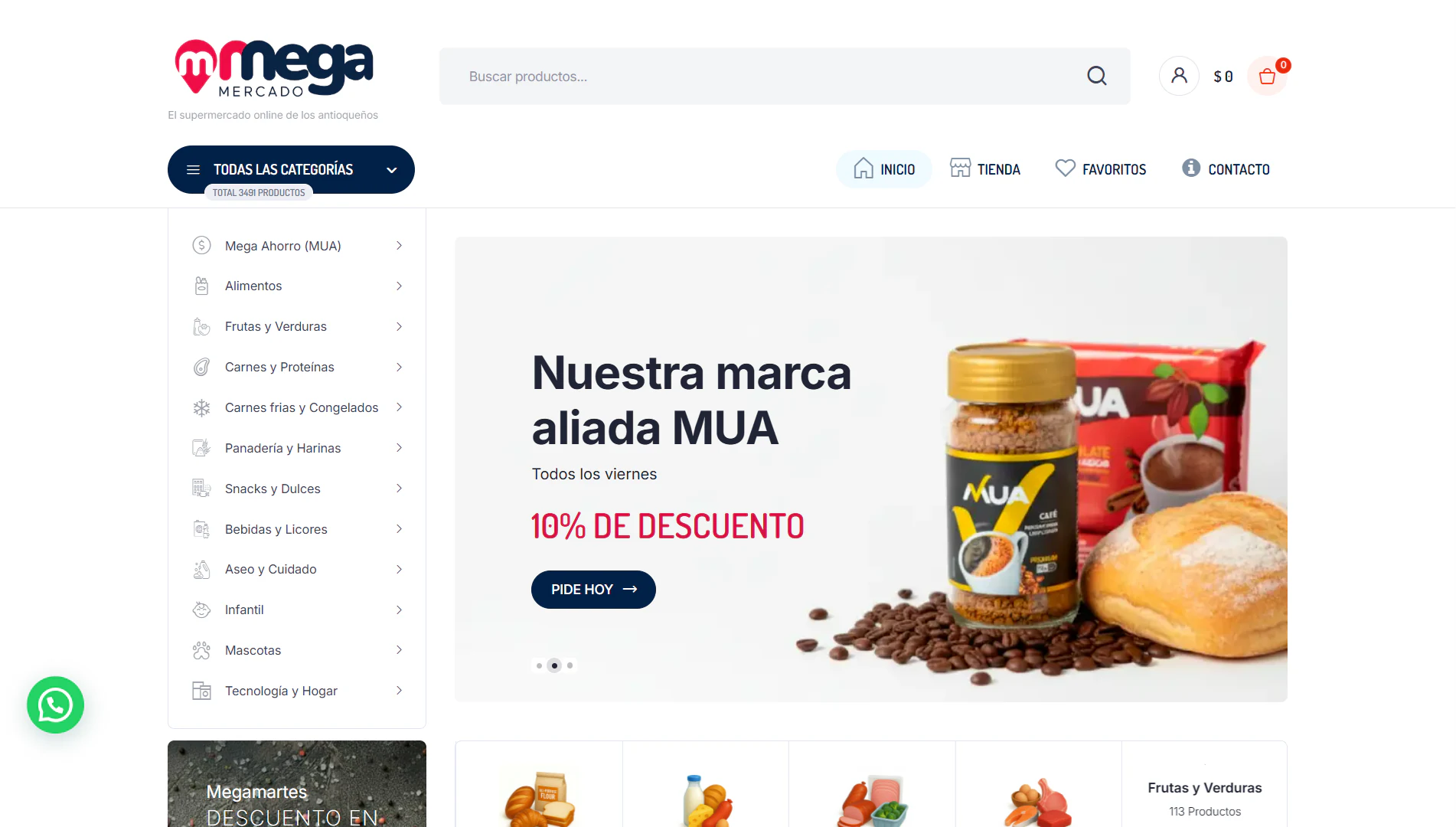 Vista previa del proyecto Mega Mercado